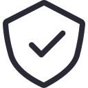 Safety management 2-line Icon