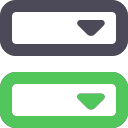 Secondary drop-down box Icon