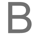 Bold font Icon