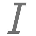 Italics Icon