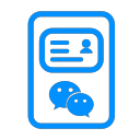 Wechat certificate processing Icon