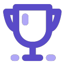 Trophy, reward, recognition, praise, achievement, winner, completion Icon