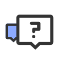 Questions and answers Icon