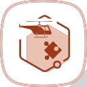 Aircraft helicopter plug-in area Icon