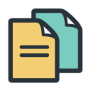 Color block - Document Icon