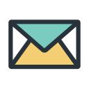 Color block - mail Icon