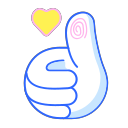 give the thumbs-up Icon