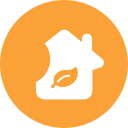 Orange house Icon