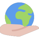 earth hand Icon