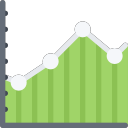 line chart 3 Icon