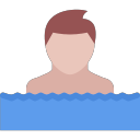 swimming boy Icon