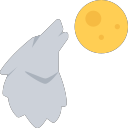 wolf moon Icon