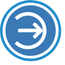 Entrance and exit Icon