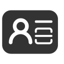 Scan business card Icon