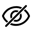 55-eye hide Icon