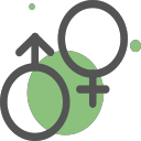 Gender (male and female) Icon