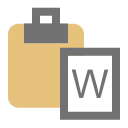 Paste from word_ Clipboard operation_ jurassic Icon