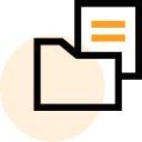 Folders, file management Icon