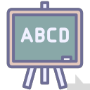 Blackboard, blackboard, teaching, learning Icon
