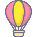 Fireball, hot air balloon Icon