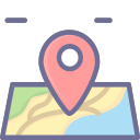 Map, map, navigation, location Icon