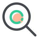 Magnifying glass, search, search Icon