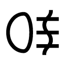 2.22 rear fog lamp Icon