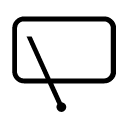 2.28 rear window wiper Icon