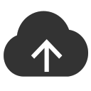 Cloud upload_ one Icon