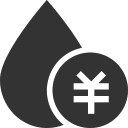 Water fee management_ one Icon