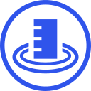 Electronic water gauge Icon
