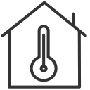 indoor temperature Icon