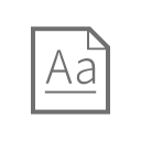 Font file Icon