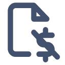 file-contract-dollar Icon