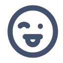grin-tongue-wink-alt Icon
