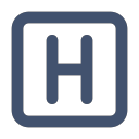 hospital-square-sign Icon