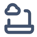 laptop-cloud Icon