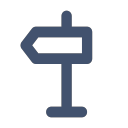 sign-left Icon
