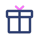 Benefits, gifts, birthdays, gift boxes Icon