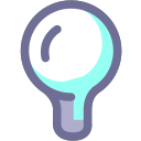 Light bulb, lamp, idea, creation Icon