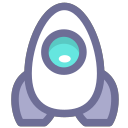 Rocket, start, run Icon