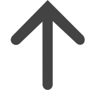 si-glyph-arrow-thin-up Icon