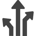si-glyph-arrow-three-way-1 Icon