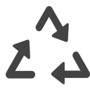 si-glyph-arrow-triangle-recycle Icon