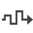 si-glyph-arrow-wave Icon
