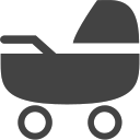 si-glyph-baby-stroller Icon