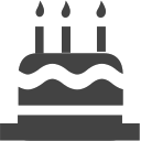 si-glyph-birthday-cake Icon