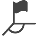 si-glyph-corner-flag Icon