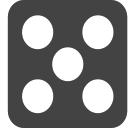 si-glyph-dice-5 Icon