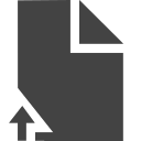 si-glyph-document-arrow-up Icon